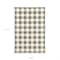 Homeroots 7 x 10 ft. Gray & Ivory Gingham Indoor & Outdoor Area Rug 389527 - alternate 2
